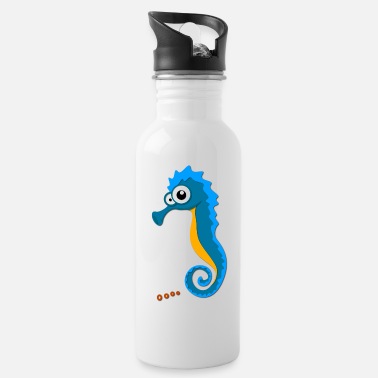 Sea Sea Horse on the Sea - Water Bottle