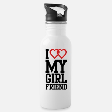 Love I love my Girlfriend - Water Bottle