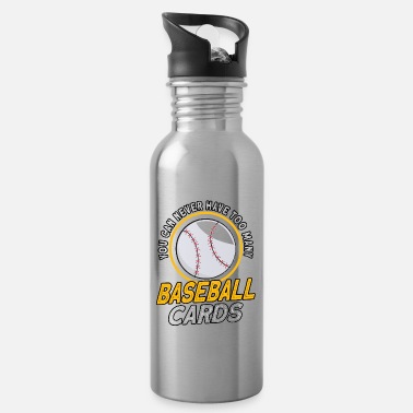 Series Baseball Cards Baseball Player Baseball Fan Gift - Water Bottle