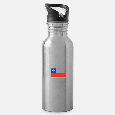 Love Proud Chilean Flag Chile Heritage Chilean Roots - Water Bottle