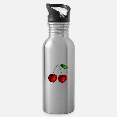 Cherry Cherry - Two Cherries - Cherry Twin - Water Bottle