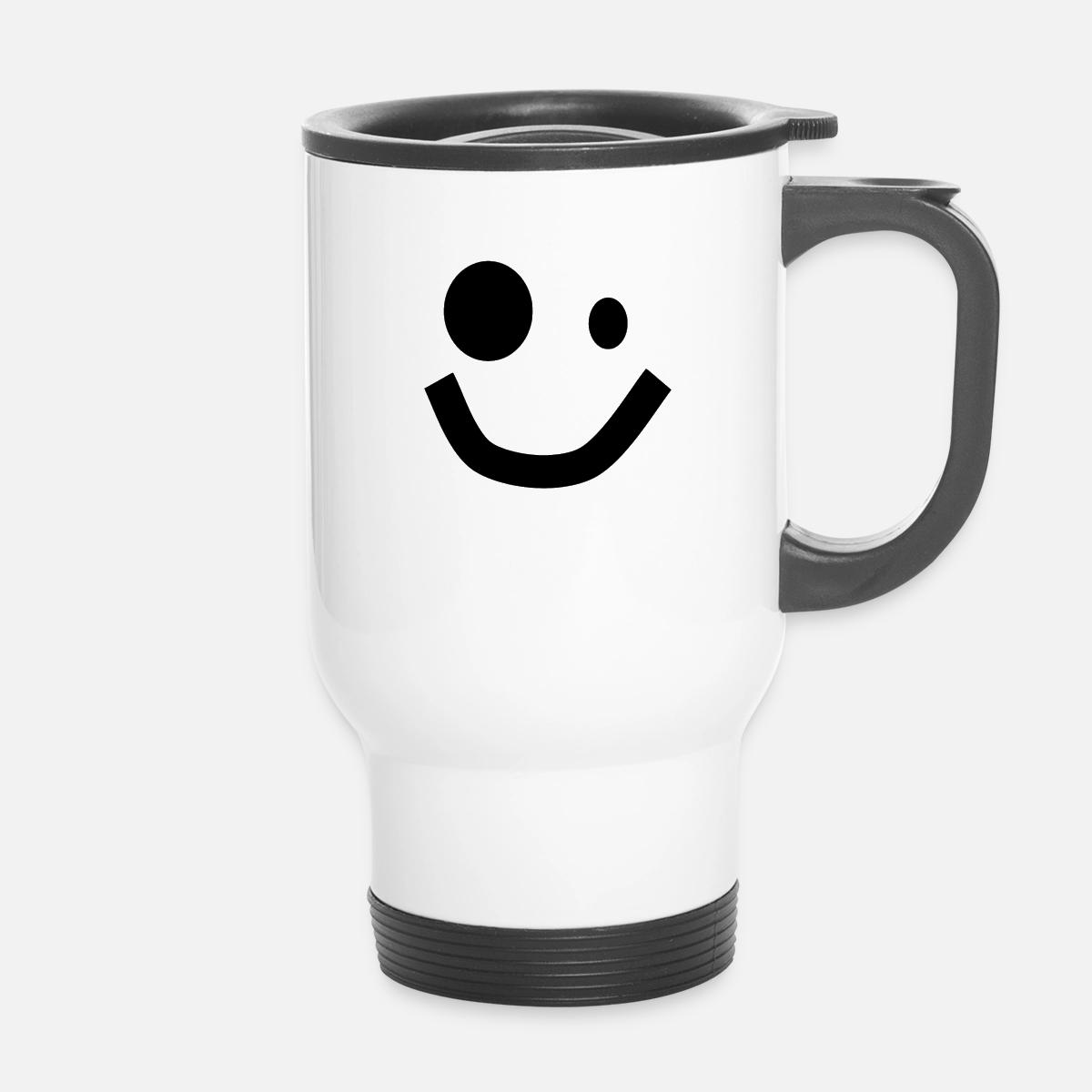 Roblox Face Travel Mug Spreadshirt - 