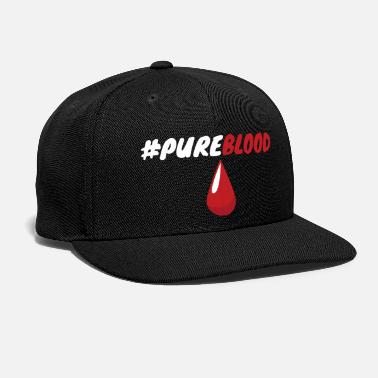 Blood #Pureblood Freedom Pure Blood Movement T-Shirt Gif - Snapback Cap