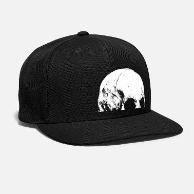 Skull & Crossbones Poison Side Logo Black & White Mesh Trucker Cap Caps Hat Hats