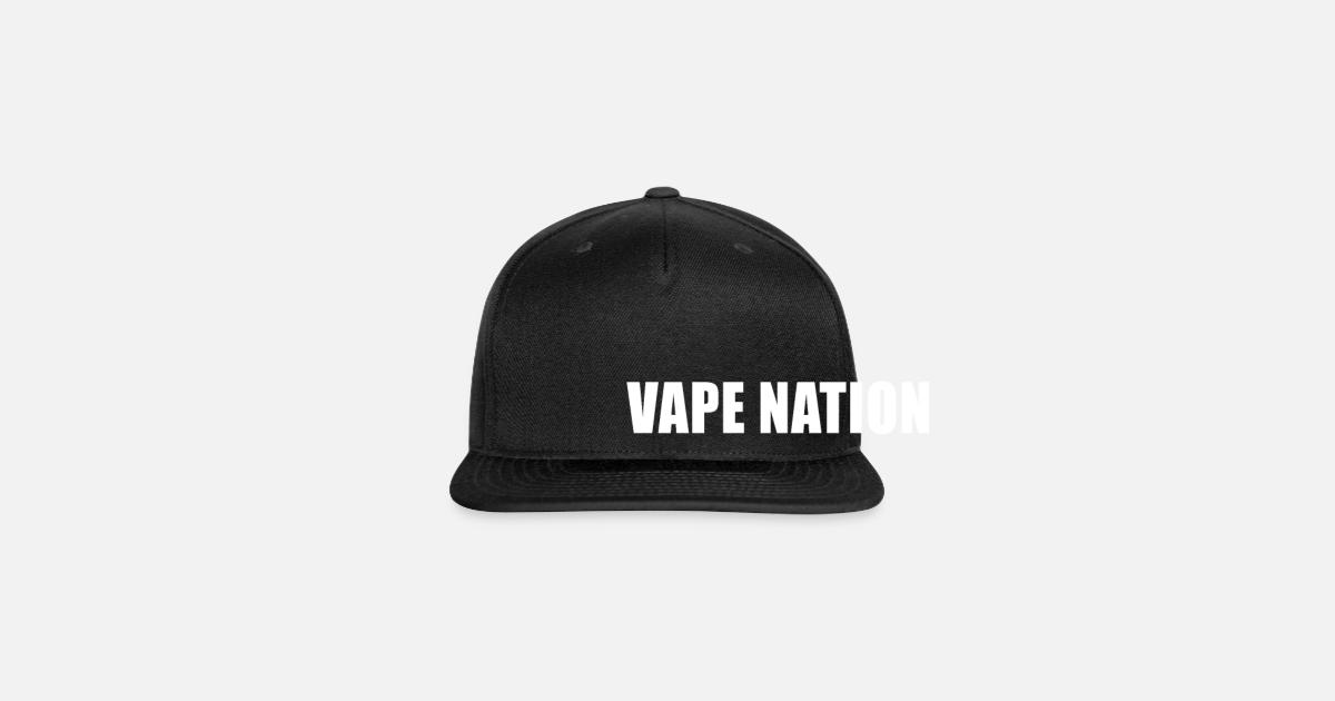 Vape Nation Snapback Cap Spreadshirt