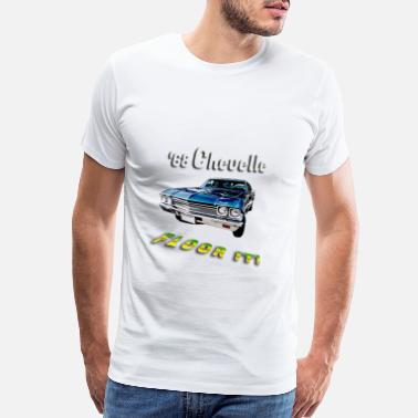 Chevrolet MUSCLE CHEVELLE SS 1-Sided Sublimated Big Print Poly Cotton T-Shirt 