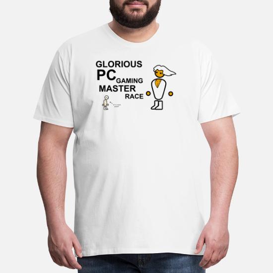 Glorious pc gaming master race Men’s Premium T-Shirt | Spreadshirt