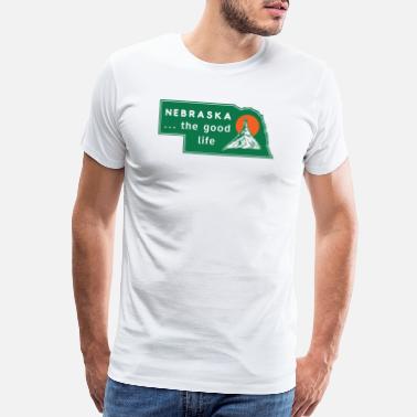 Tenacitee Mens Living in Nebraska Colorado Roots T-Shirt 