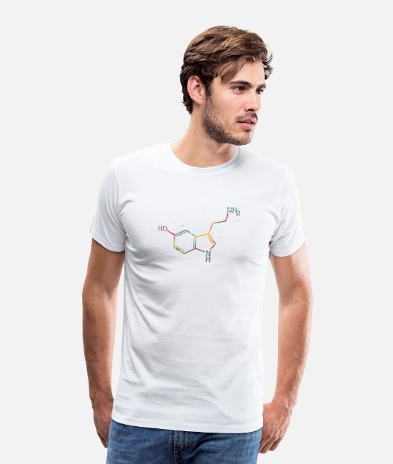 Serotonin Molecule Men S Premium T Shirt Spreadshirt