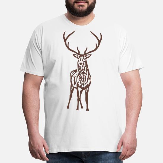 Moose Rider Mens Premium Tanks Tops T-shirt
