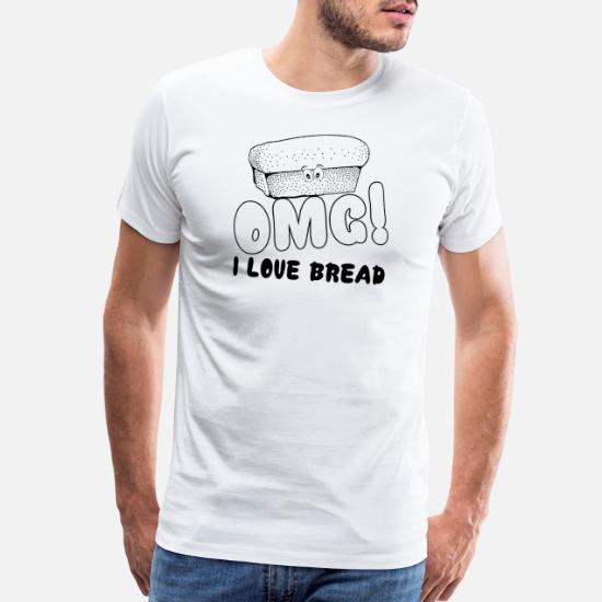 Loaf Carbs Slice Starch Rise Humor I Love OMG Hoodie Funny Bread 