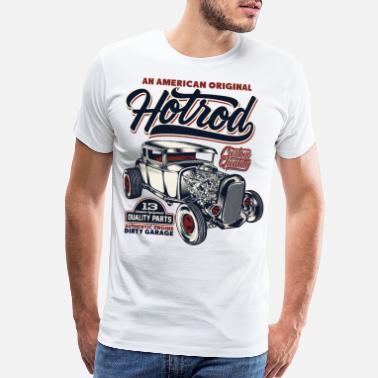 1132 SD Hot Rod Conseil Old School Pinstripe Voiture Kustom Vintage Car T-Shirt 