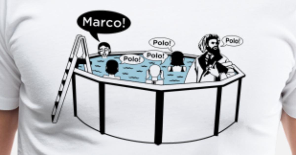 Marco Polo Pool Game' Men's T-Shirt | Spreadshirt