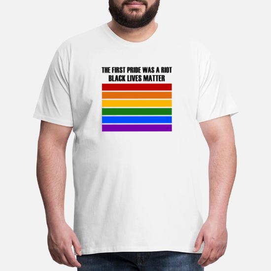 The First Pride Was A Riot - BLM Men’s Premium T-Shirt