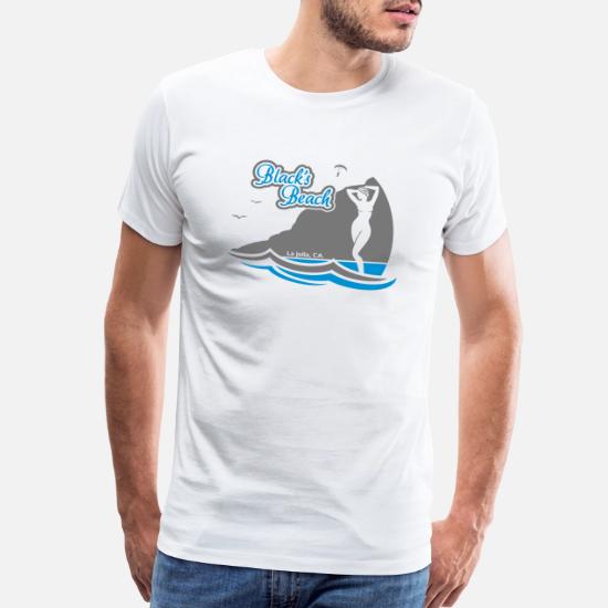 Blacks Beach, La Jolla CA. Men’s Premium T-Shirt