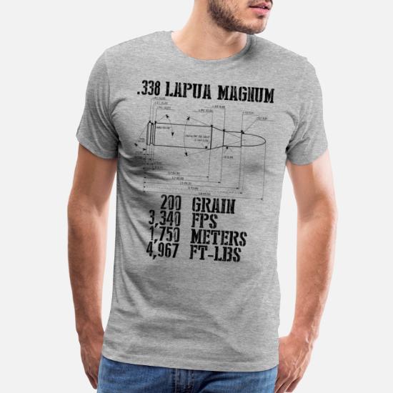 338 Lappo Magnum-L.M Long Range The way 1 20/200 2 Standard Unisexe T-Shirt
