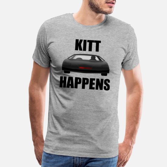 Knight Rider Shirt Kitt Happens Adult Ringer T 