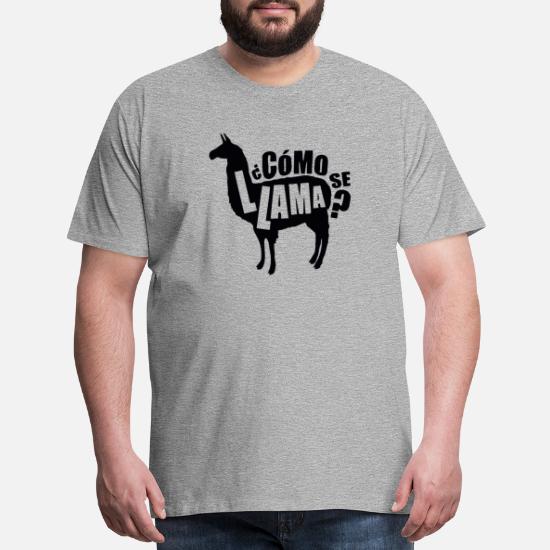 Como Se Llama Funny Spanish Espanol Name Pun Men S Premium T Shirt