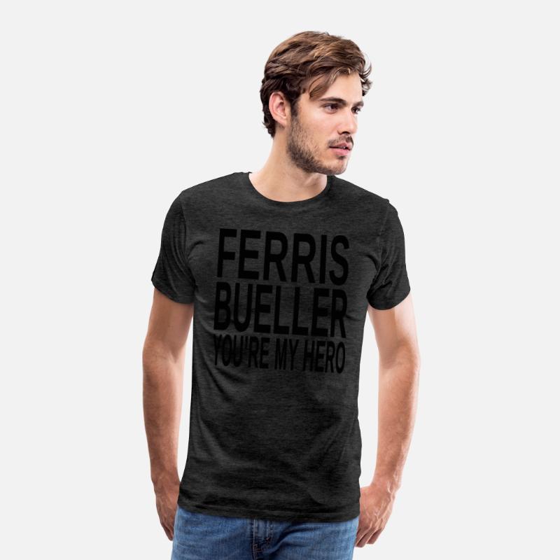 Ferris Bueller My Hero Adult Ringer T Shirt 