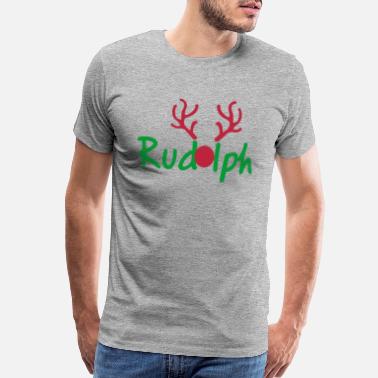 Reindeer Rudolph Reindeer Of Santa - Men’s Premium T-Shirt