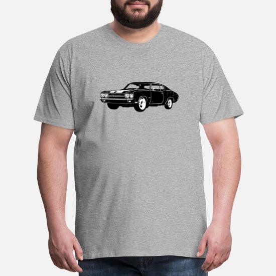 CHEVELLE SS 1970 CHEVY American Muscle Racing Soft Cotton T-Shirt Multi Colors