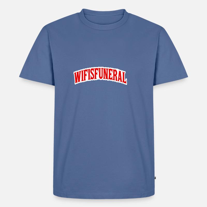 Wifisfuneral Men S Premium T Shirt Steel Green