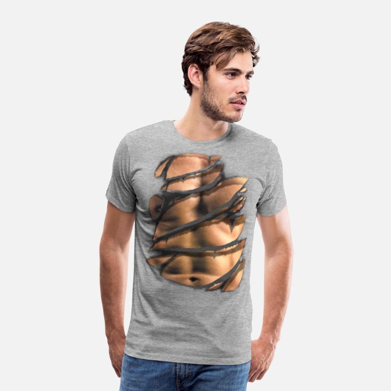 hagl pelleten Delegation Muscle Six Pack T Shirt' Men's Premium T-Shirt | Spreadshirt