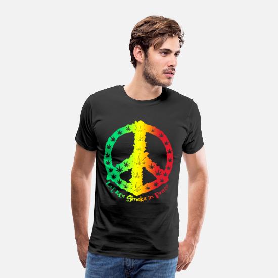 American Flag Pot Leaf Smoke Weed 420 Weed Men/'s Graphic T-Shirt
