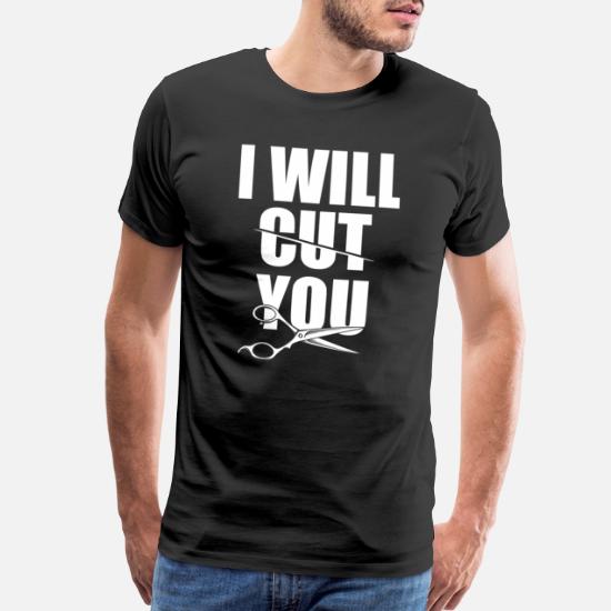 Awefam I Will Cut You and Then Style Hairstylist Funny Crewneck Sweatshirt 