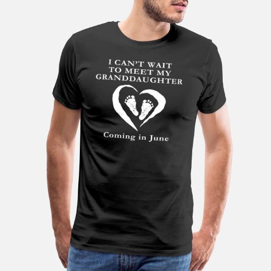 Baby Shower Granddaughter June Pregnancy Men S Premium T Shirt