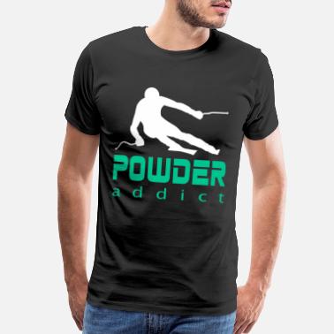Powder Snow Powder Snow Winter Sports - Men’s Premium T-Shirt