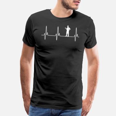Profession My Heart Beats For Physicians - Men’s Premium T-Shirt