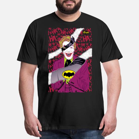 Dc Comics Batman Retro Villain Joker Mash Up Men S Premium T Shirt Spreadshirt