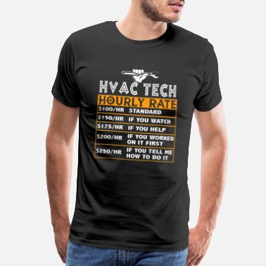 Tee Shirt HVAC Tech Job Shirt Mens Shirt 