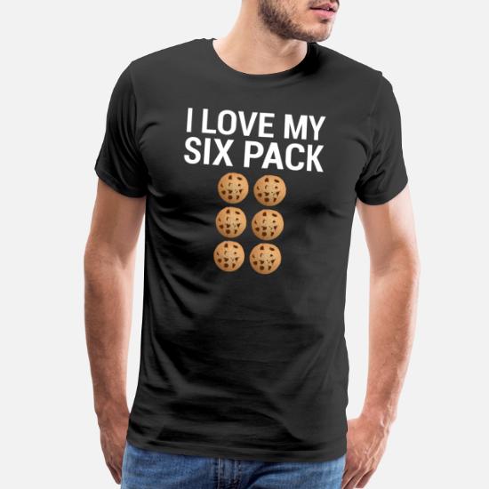 Mens Check Out My Six Pack T shirt Funny Workout Donuts Graphic Humor Gym Tee