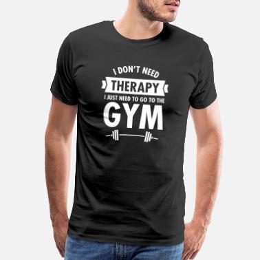 Funny Gym therapy_gym_2 - Men’s Premium T-Shirt