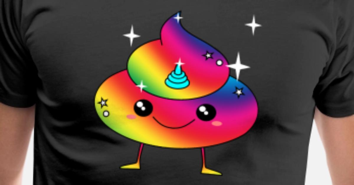Poopicorn The Colorful Unicorn Poop / Shit Men’s Premium TShirt