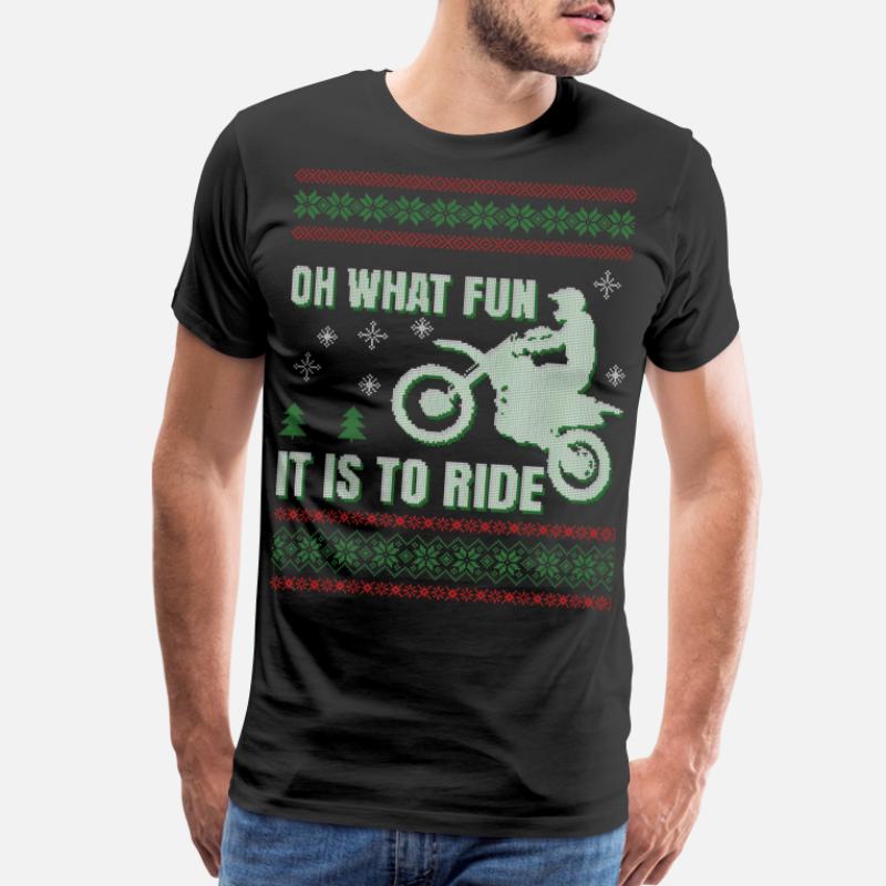Dirt Bike Christmas Tee Shirt Motocross Xmas Tee Supercross Camiseta