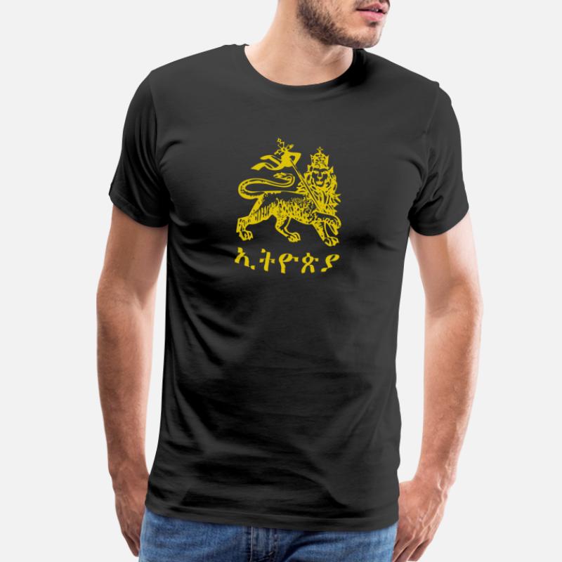 Flag of Ethiopia Shark Letter Mens Short Sleeve Polo Shirt Regular Blouse T-Shirt 