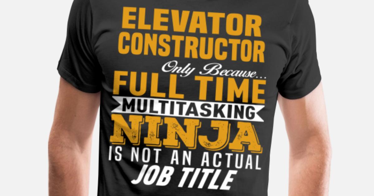  Elevator Constructor Men s Premium T Shirt Spreadshirt