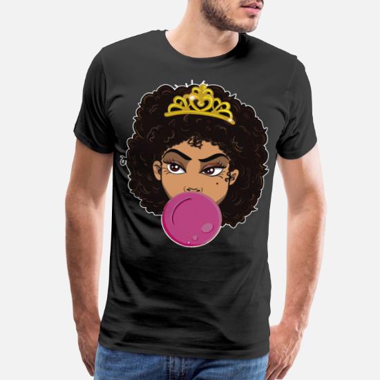 Black Girl Magic Black Pride Afro Queen Poppin Black Queen Short-Sleeve Unisex T-Shirt