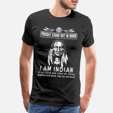 Big and Tall t-shirt Native American Homeland Indian homeland security mens tee