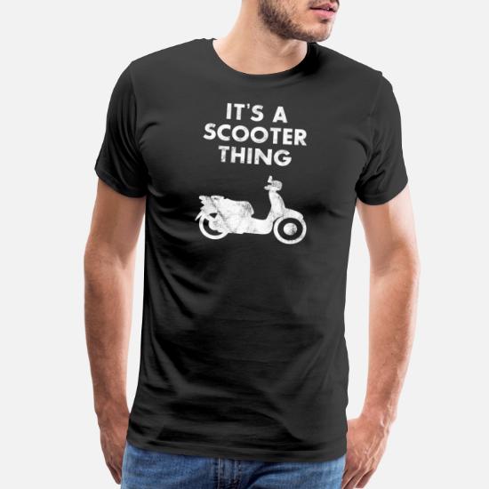 Funny Motorcycle T Shirt Scooter Gift' Men's Premium T-Shirt | Spreadshirt