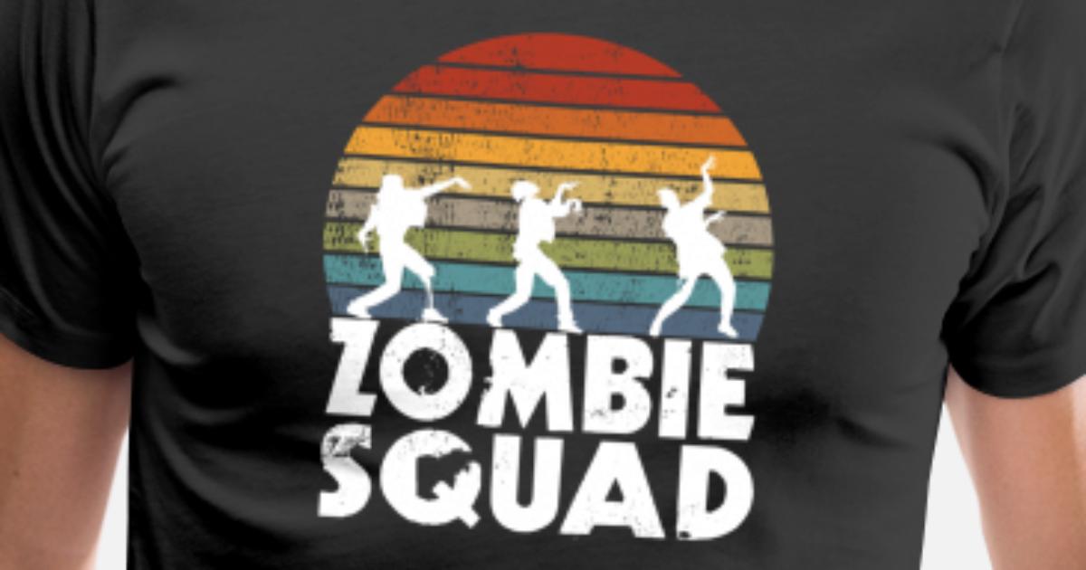 Zombie Squad Halloween Funny Quote Gift Zombies' Men's Premium T-Shirt |  Spreadshirt