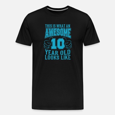 Bügelbild /T-Shirt  10 Geburtstag Young Wild & ten Aufbügler 
