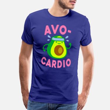 Funny Gym AVOCARDIO - Men’s Premium T-Shirt