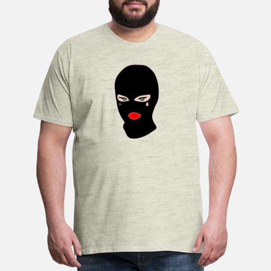 Gangster Ski Mask Illustration Design Men S Premium T Shirt Spreadshirt