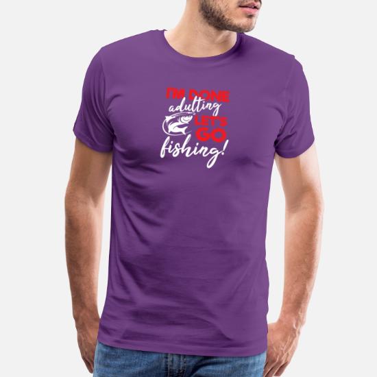 Let's Go Fishing Men Ringer T-shirt Cotton Short Sleeve Casual Shirts Tops Tees 