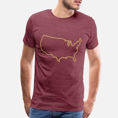 Shop State Map T Shirts Online Spreadshirt