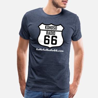KoHoSo Radio 66 Logo with Web Address - Men’s Premium T-Shirt